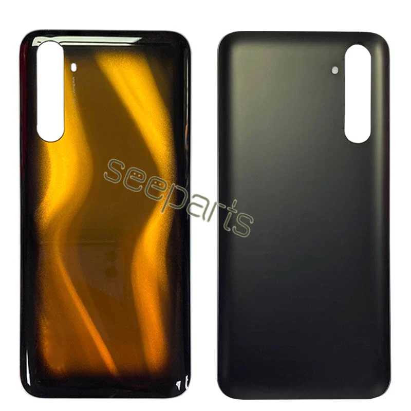 Cubierta de batería para Realme 6 Pro, carcasa trasera de cristal de 6,6 pulgadas para RMX2061, RMX2063, repuesto para Realme 6Pro