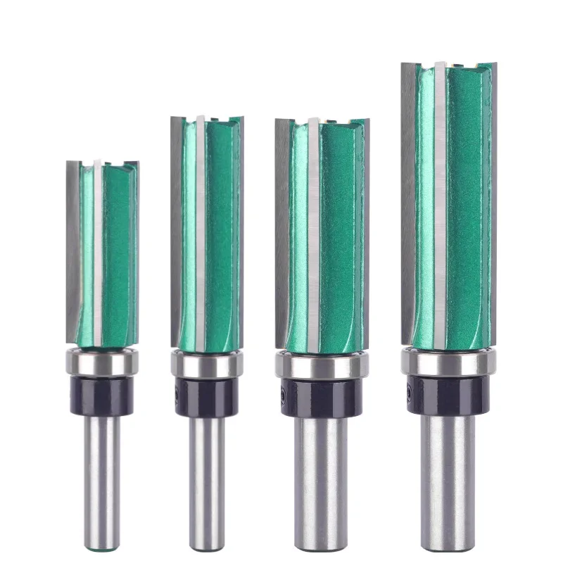 Allsome 8MM 12MM Shank 4 Pattern Bit Router Bit Woodworking Milling Cutter For Wood Bit Face Mill Carbide Cutter End Mill