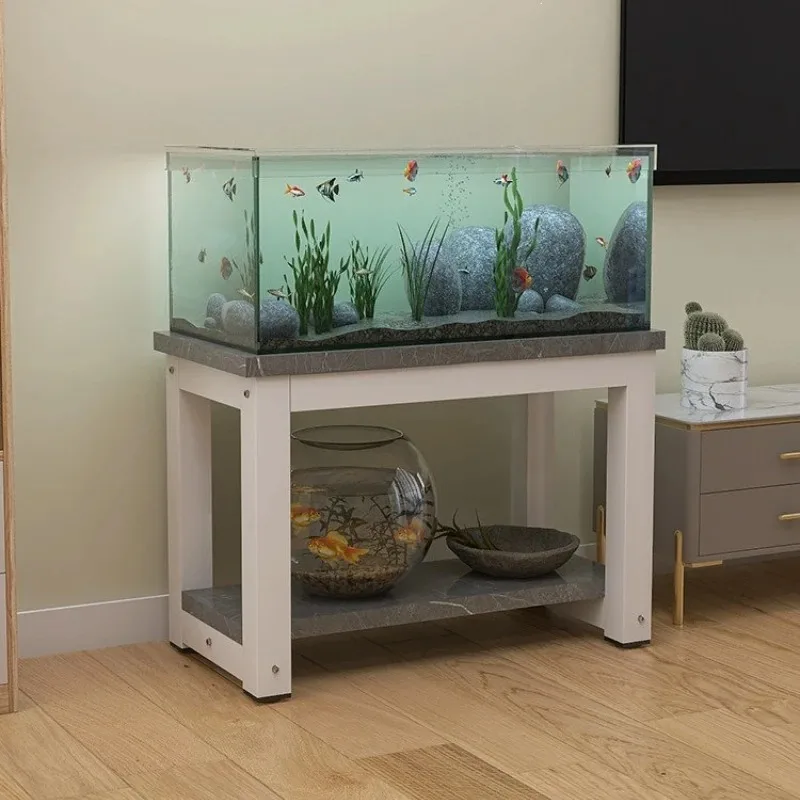 Bottom cabinet Load-bearing base Double-layer fish tank rack Shelf fish tank bracket placement cabinet
