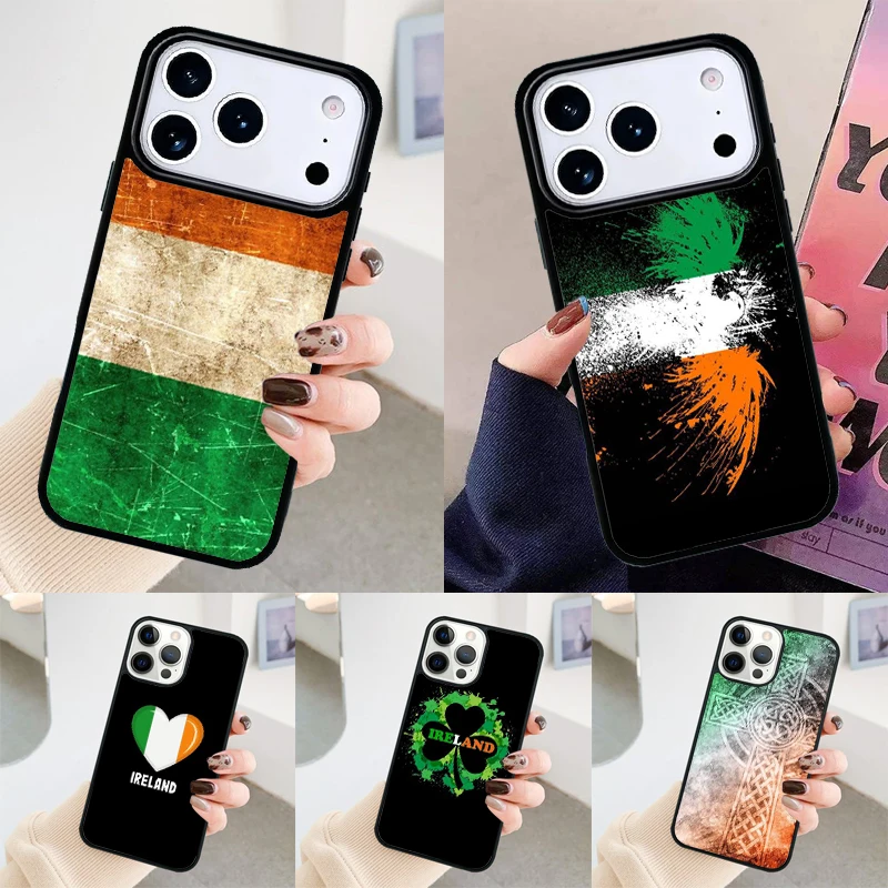 Phone Cases Ireland - İrlanda İrlanda Bayrağı BUMPER Telefon Kılıfı
