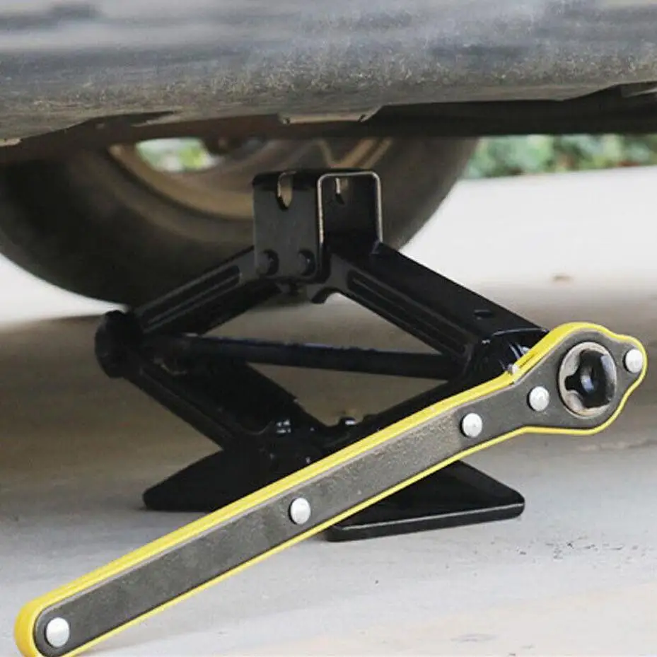 1 Pcs Car Jack Labor-Saving Wrench Extended Rocker Ratchet Design Durable Auto Tire Changing Repair Tool Accessories