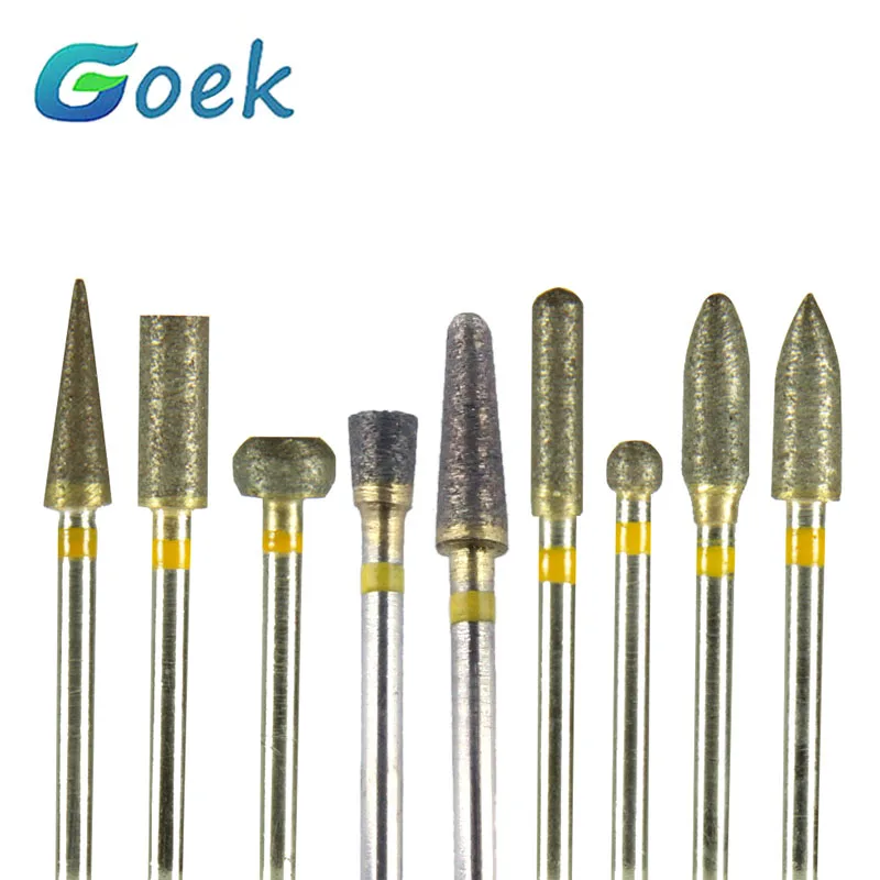 

1 Piece Dental Fully-sintered Diamond HP Drill Bur Extra Fine Dentistry Zirconia Ceramics Crowns Polisher Dental Lab Grinding