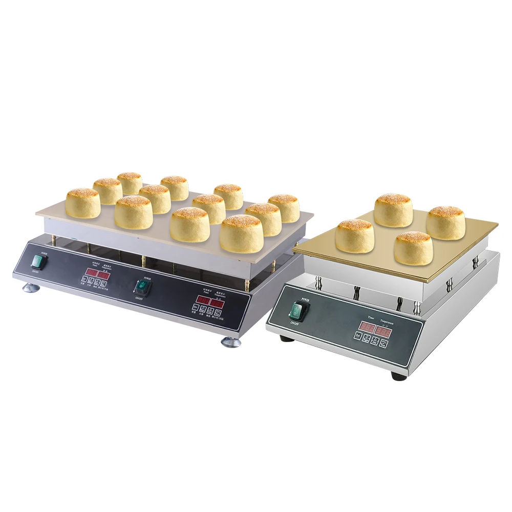 

Souffle Pancake Machine 1500W Souffle Maker Single Double Head Multifunctional Pancake Souffle Baking Machine