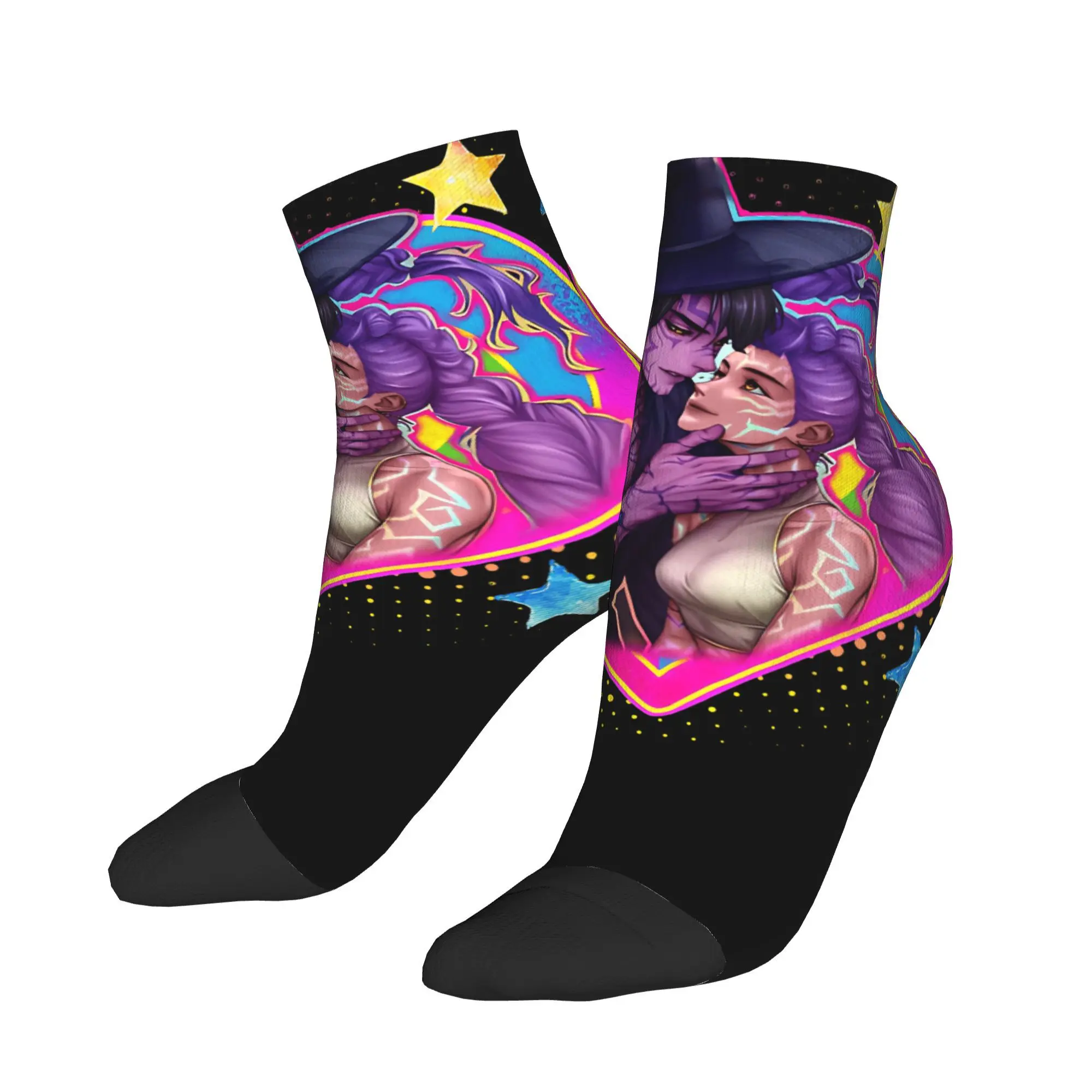 

Jinu Rumi Saja Kpop Demon Hunters Anime Socks Trendy Ankle Socks Autumn Anti Sweat Men Comfortable Running Sports Casual Sock