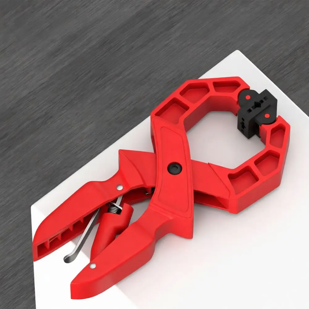 Professional Woodworking Spring Clamp A Shape Hand Tool Red Heavy Duty Plastic Fastening Fixture DIY Carpentry Workshop Repair