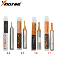 Xhorse 1.0mm 1.5mm 2.0mm 2.5mm Milling Cutter Probe for CONDOR XC MINI Plus XC-007 Dolphin XP-005 XP-007 Key Cutting Machine