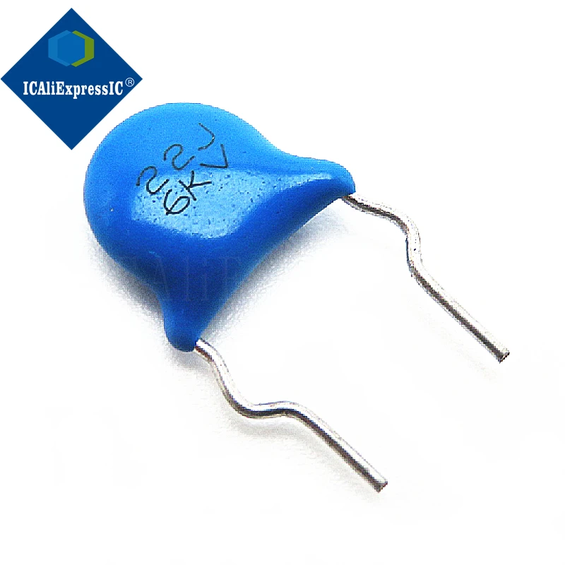 10pcs/lot High-voltage ceramic capacitors 6KV 6000V 22P 22J In Stock