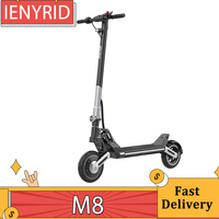 IENYRID M8 Electric Scooter 9.3 inch Tire 500W Motor 36km/h Max Speed 48V 10Ah Battery 25-33km Range Rear Mechanical Brake