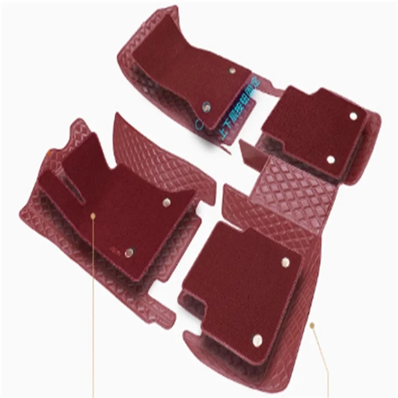 Tappetini per auto personalizzati 5D per Honda Accord 11th 2024-2025 anni Tappeti per auto Doppio strato Piede Coche Fodere per pavimenti Coperta