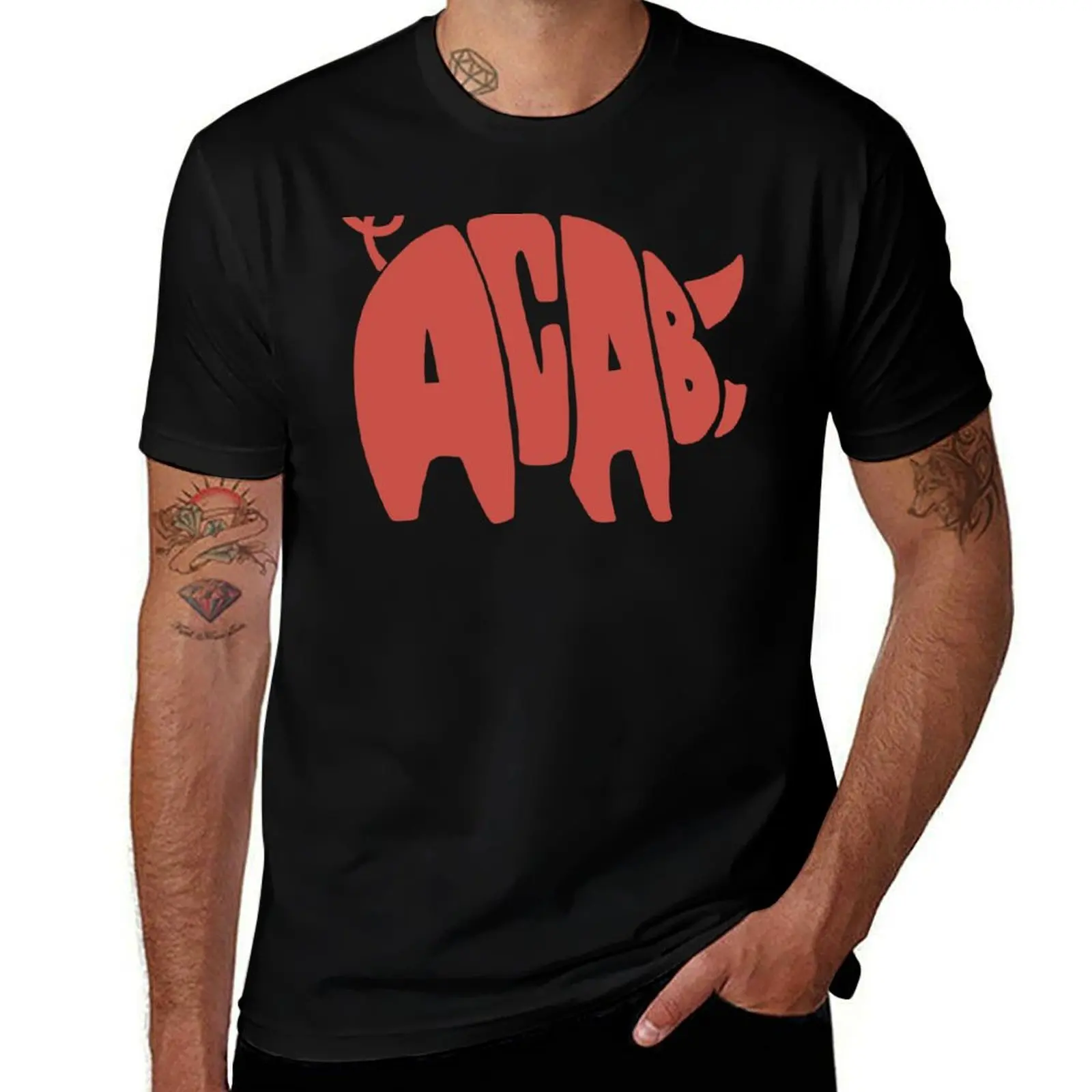 

ACAB Sticker T-Shirt Anime t-shirt summer 2025 graphic tee shirt shirts graphic tee men