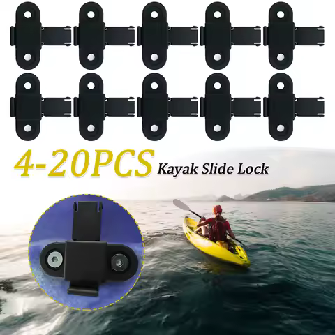 Kayak Canoe Boat Quick Release Slide Lock Buckle Deck Fitting Hardware for KayakBoat Foot Pedal System Fixing Accessories