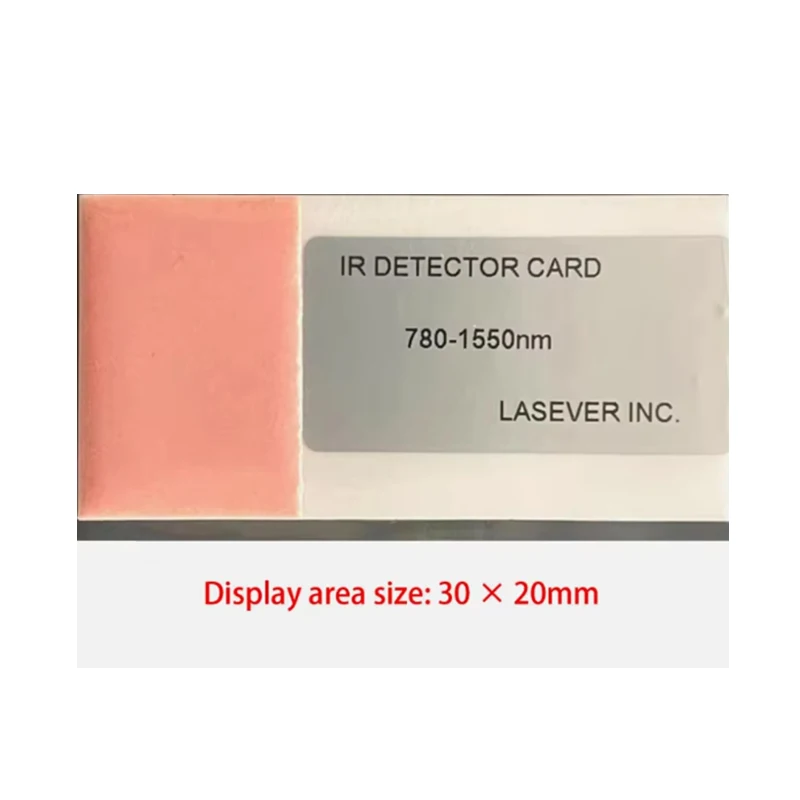 780 nm-1500 nm infrarood laserscherm Lichtgevoelige IR-detectorkaart