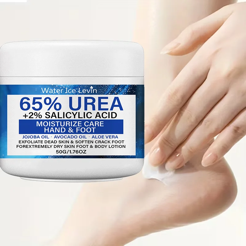 Water Ice Levin 65% Urea Foot Cream Exfoliating Softening Moisturizing for Extremely Dry Skin Hand & Foot Care 50g