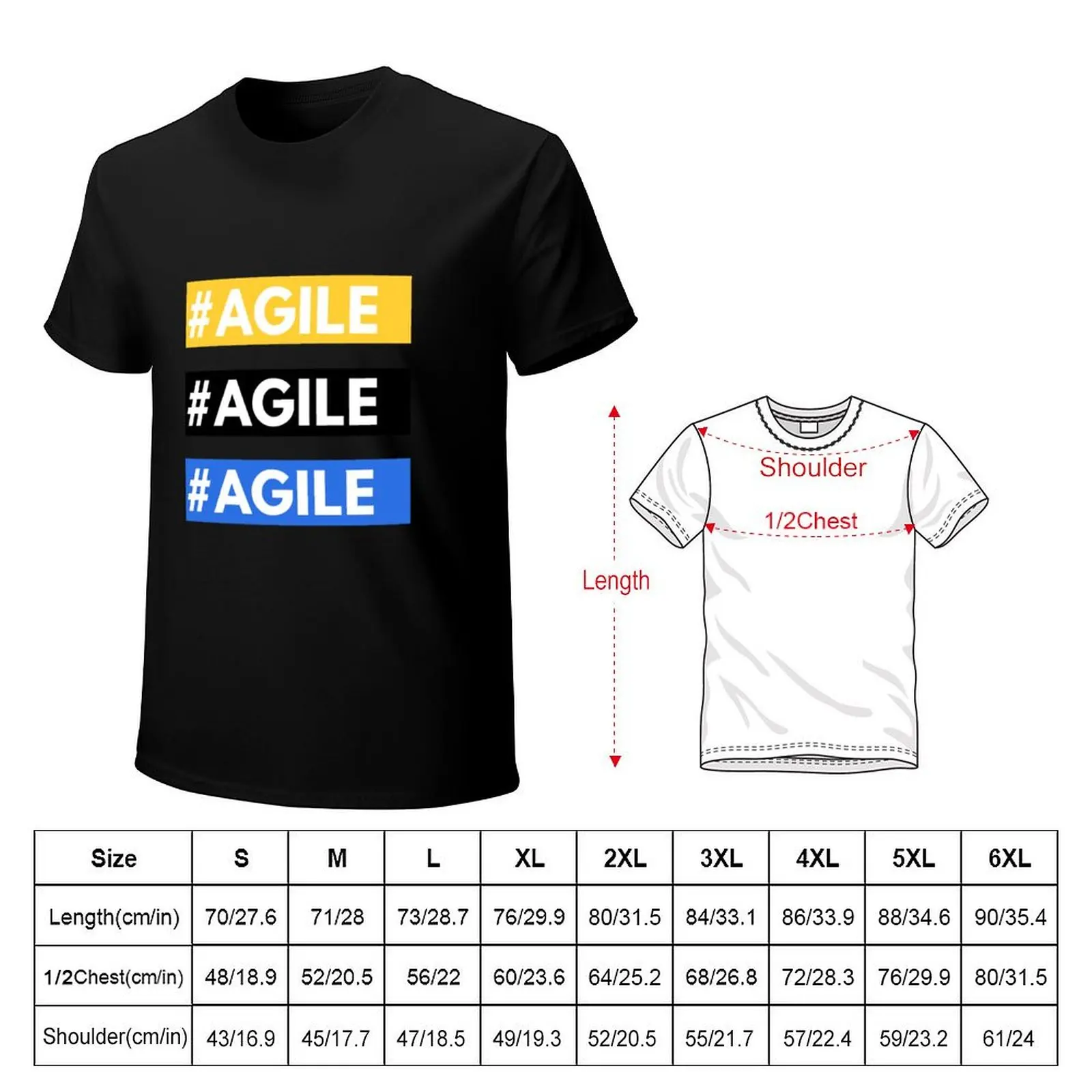 Agile Set T-Shirt Big Size Daily Wear T-Shirt