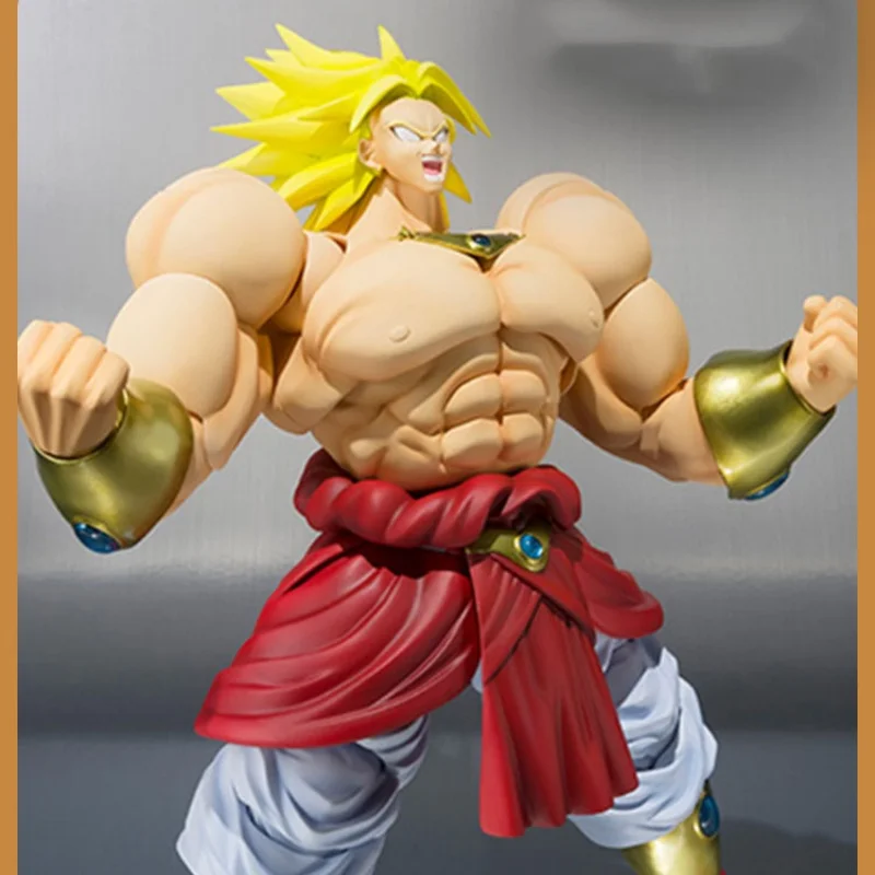 Original Bandai Shfiguarts Dragon Ball Z Character Anime Shf Exclusive Event Character Super Saiyan Broli Model Doll Toy PVC