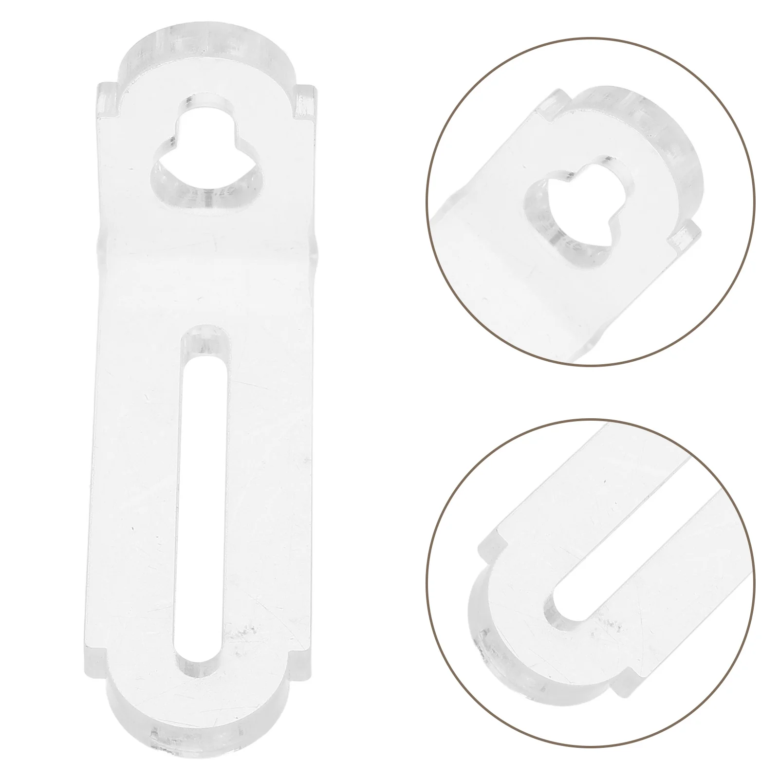 

8pcs Transparent Acrylic Corner Brackets L-Shaped Support For Display Box Shelf Storage Stand Heavy Duty Right Angle Connectors