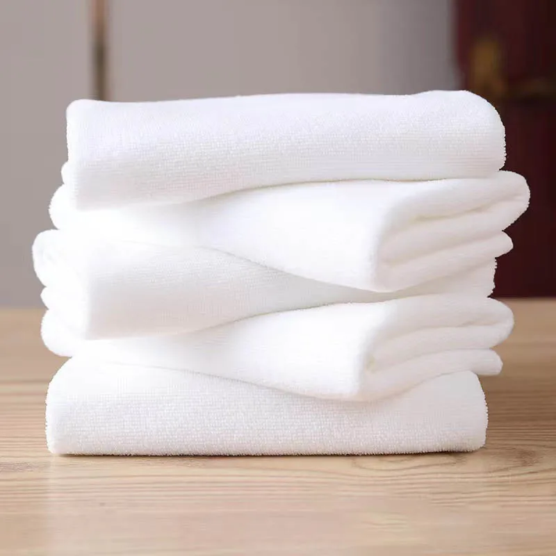 Veuve 100% Cotton High Quality Facial Bath Towel White Blue Bathroom Soft Touch Shower High Water Absorbent Towel 75x35cm