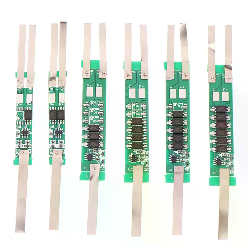 2S 7.4V 2A 3A 4.5A 6A 7.5A 9A BMS Li-ion Battery Protection Board For 18650 Li-ion Lithium Lipo Battery Cell Accessories 5Pcs