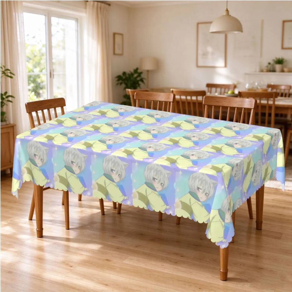 Anime Kamisama Kiss Nanami Tomoe Tablecloth Restaurant Kitchen Rectangular Tablecloth Festival Party Outdoor Dining Table Cover