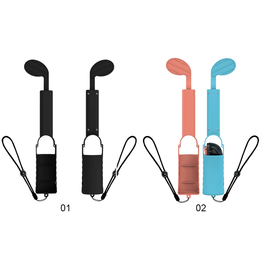 نادي الغولف للتبديل 2 Joy-Con تحكم ملحقات الألعاب الرياضية نوادي الغولف الصغيرة مقبض حامل للتبديل 2 Joy-con الملحقات