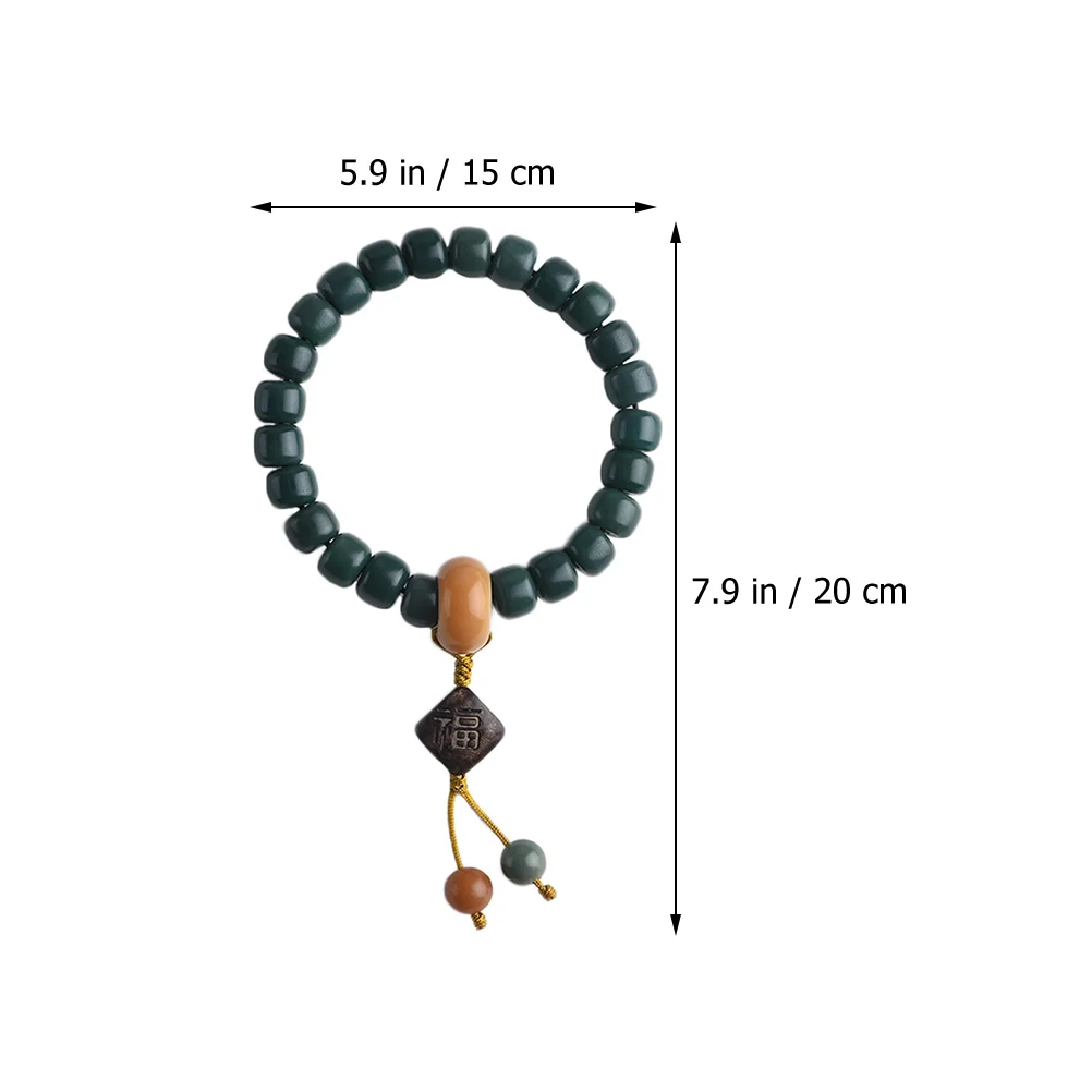 

Bodhi Bead Bracelet Green Beaded Bracelets Aesthetic Stretchy String Bracelet For Women Men Fade Resistant Charm Jewelry