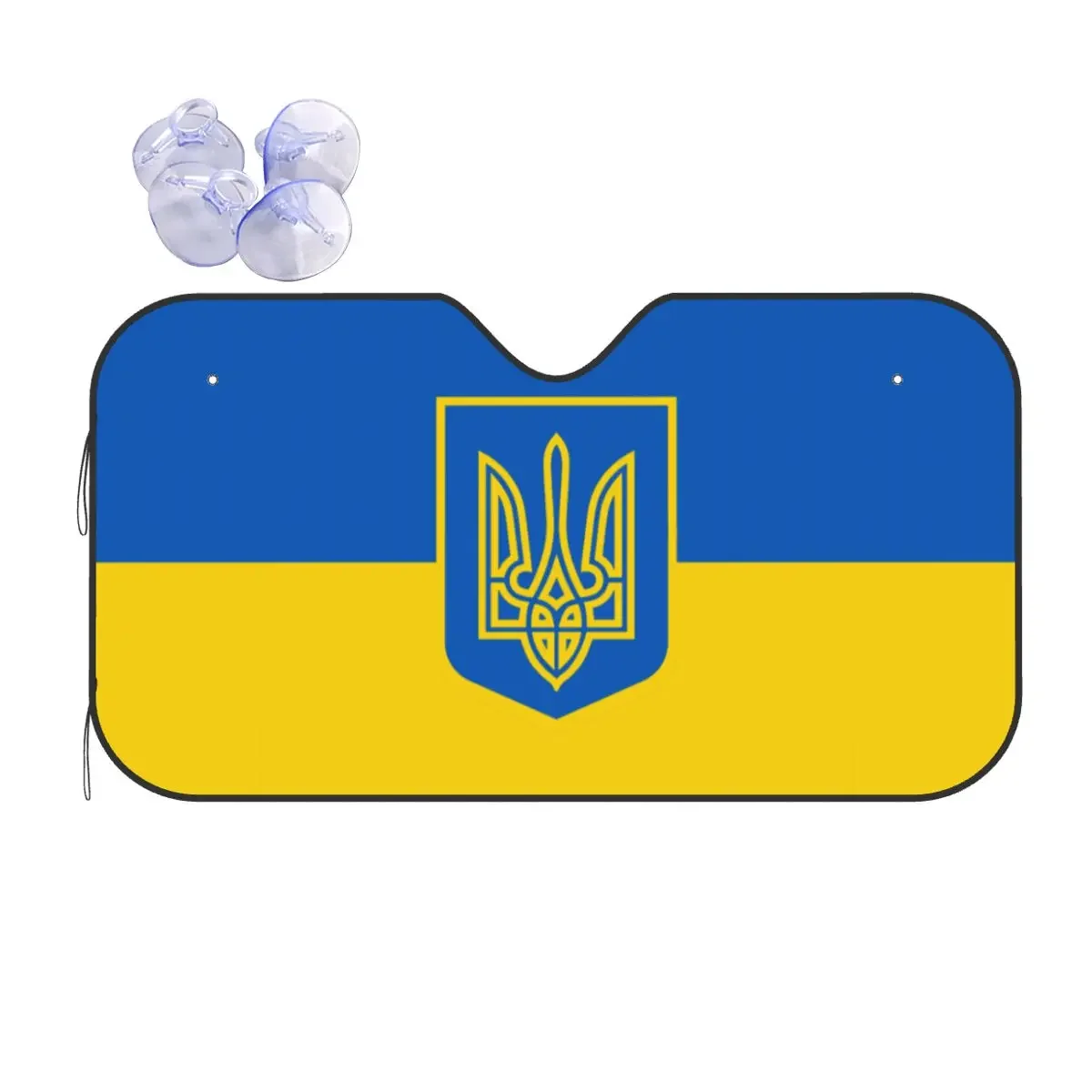 

Ukraine Flag Fashion Windshield Sunsha 76x140cm Ukrainian Military Foils Car Sunsha Sun Sha Protect