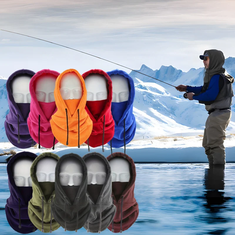 Balaclava Ski Mask - Windproof, Warm Full Face Cover With Neck Gaiter For Cold Weather, Stretchy Polyester