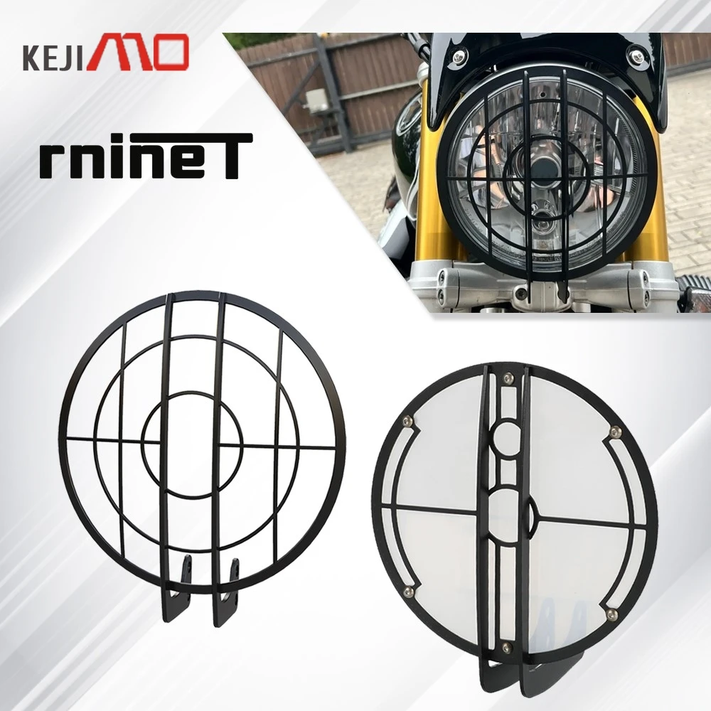 For BMW R1200 NineT R NINE T RNINET R9T R 9 T Racer Pure Urban Scrambler 2014-2023 Headlight Guard Protector Grille Grill Cover
