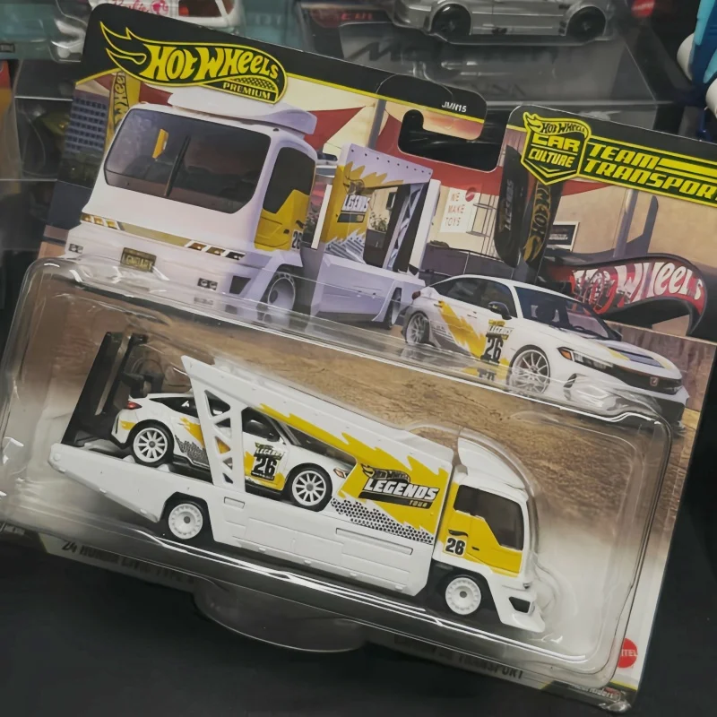 

Новинки: Коллекционные модели автомобилей Hot Wheels Car Culture JMN15 Team Transport Series Legends Tour '24 Honda Civic Type R