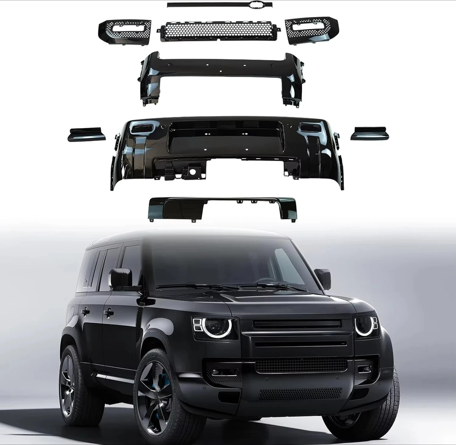 

For Defender 90 110 2020-2025 XDS Best Selling Front Rear Lip Bumper Guard Skid Body Kit