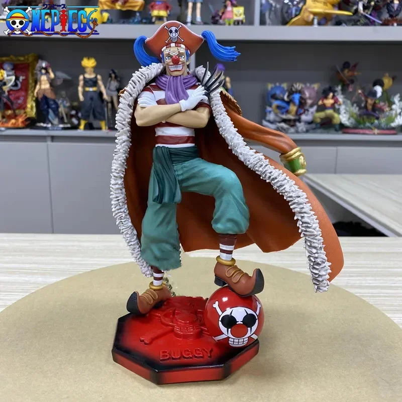 Anime One Piece Gk Four Emperors The Clown Buggy Pvc Action Figure Collection Model Figurine Toys Gifts Statue  26cm