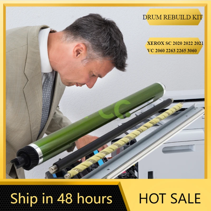 

1SET DRUM REBUILD KIT FOR XEROX SC 2020 2022 2021 VC 2060 2263 2265 3060 WITH NEW COMPATIBLE