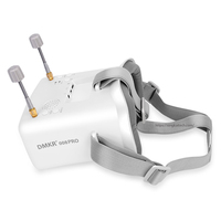 FPV Goggles LS-008D 5.8G 4.3 Inch 40CH Support DVR Dual Antenna Built-in Battery 800x480 LS008D Helmet For RC Racing FPV Drones