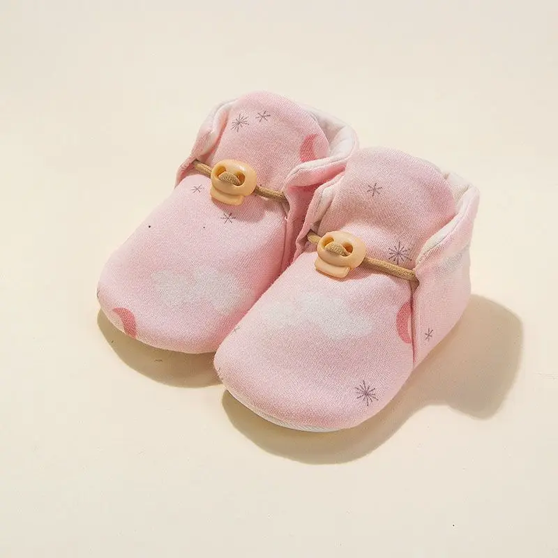 

Детские прогулочные туфли на мягкой подошве для детей 6–12 месяцев, 0–1 года, унисекс, нескользящая тканевая обувь, весенне-осенние детские первые ходунки