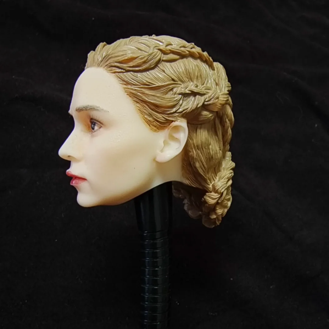 

1 /6 Scale female south korea Black Blonde star Head Sculpture For 12" TBL Figure 12'' Action Figure Body Movie Model Toys