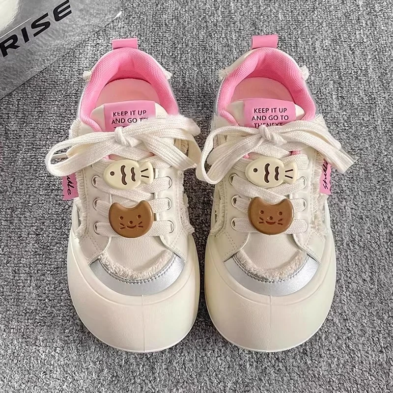 

Детская спортивная обувь с закрытым носком и мягкой подошвой, повседневная обувь для девочек, милые осенние новые детские кроссовки 2024, удобные модные