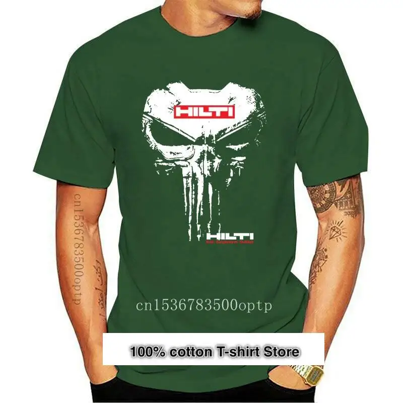 Camiseta de hombre Hilti de talla S a 5XL, ropa para parte superior, con Calavera, ideal para regalo