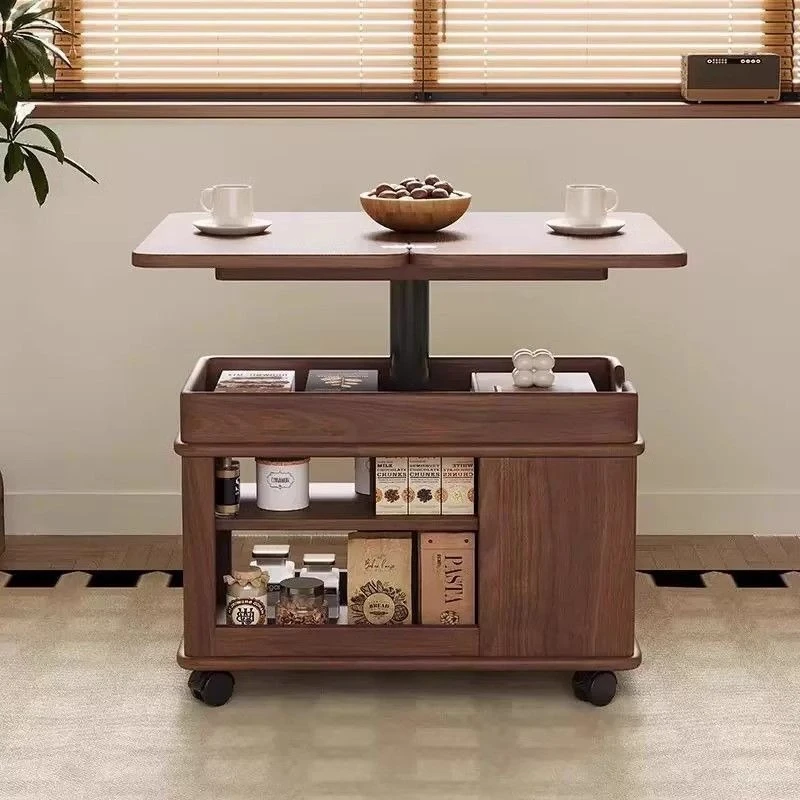 

Foldable mobile coffee table, sofa side table