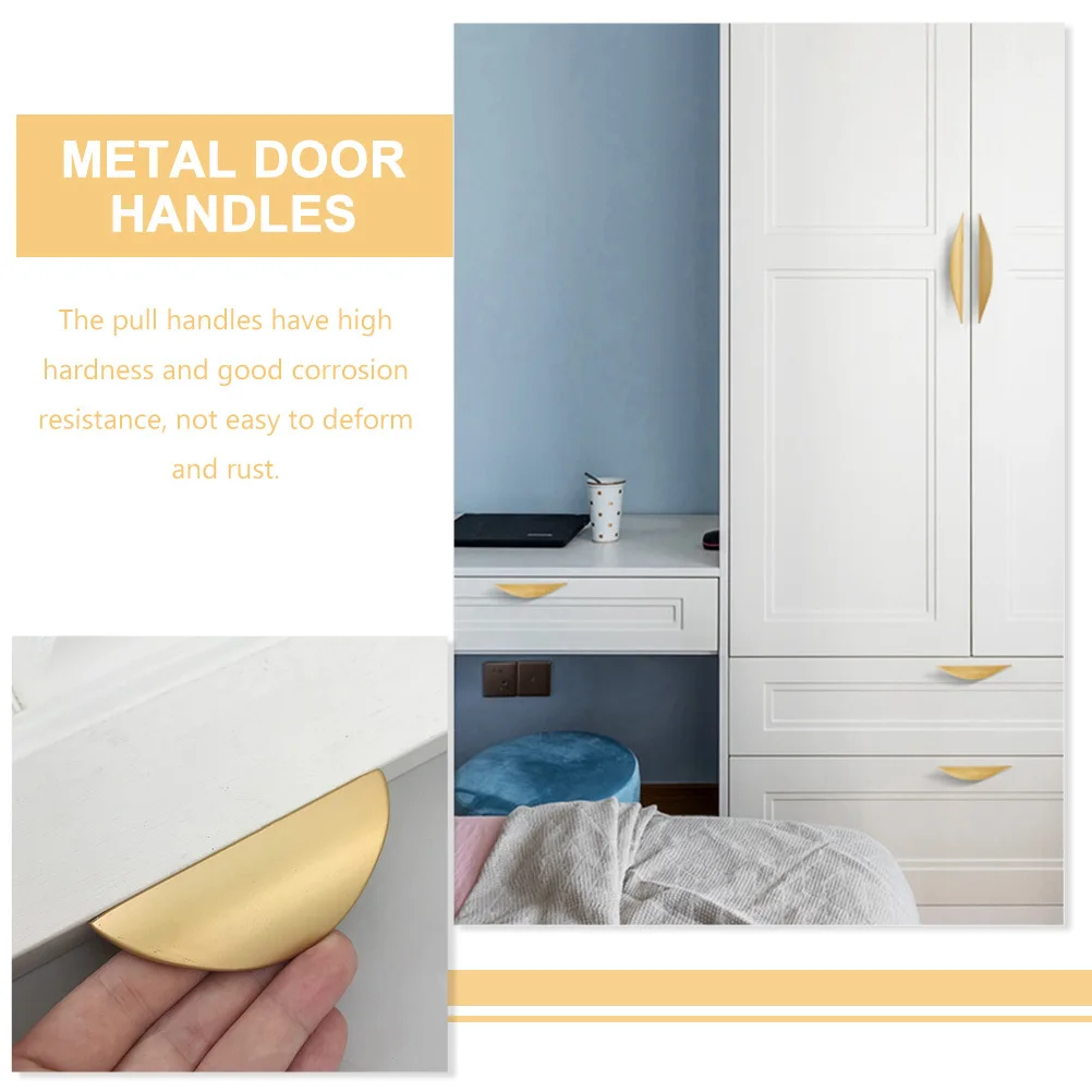 

2Pcs Modern Pull Handles Metal Durable Kitchen Cabinet Door Handles Drawer Pulls for Wardrobe Furniture Hardware