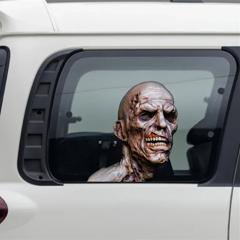New Design 3D Zombie Sticker Decal Horror Avatar Car Sticker Halloween Pack Zombie Laptop Decal, 23cm - view 4