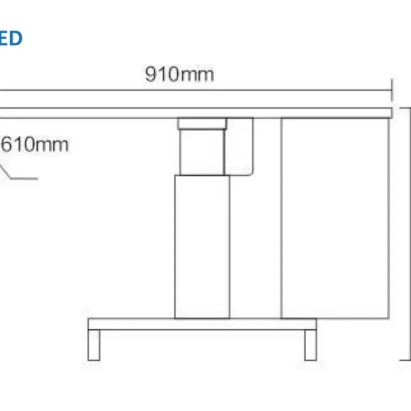 C-220B High Quality Adjustable Optometry Table Motorized Electric Table Optometry Equipment for Hospital