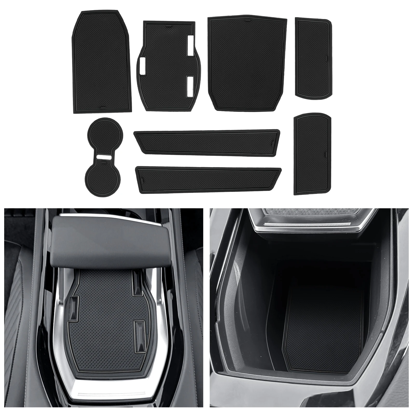 LFOTPP Tür Nut Matte für Renault Rafale E-tech 2024 2025 Auto Anti-Rutsch-Gummi Tor Slot Pad Renault Rafale 2025 Zubehör – Detail 8