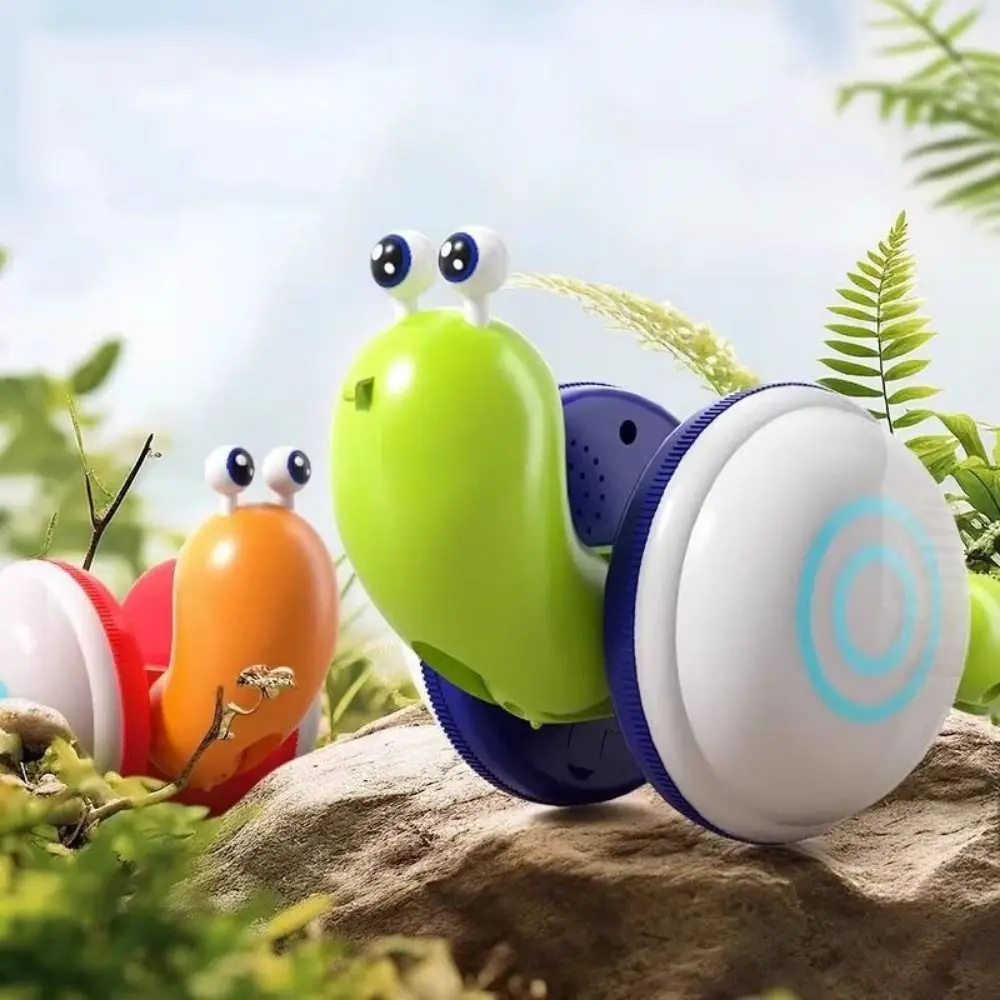 Baby Walker Pull String Snail Car Learning To Walk with Music Drag Rope Snail Cartoon Pet Interactive Pull-Along Snail