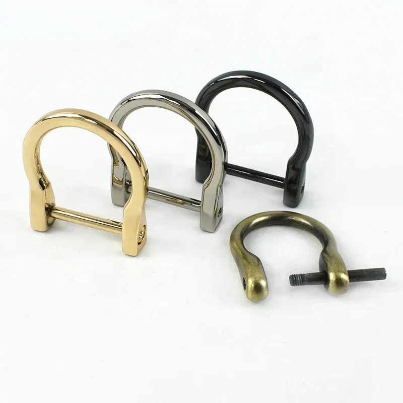 Abnehmbare D-Ring-Verschlüsse Taschenriemen Metallschnallen Ketten Seitenverbinder Haken Schnalle DIY Ersatz-Hardware-Zubehör