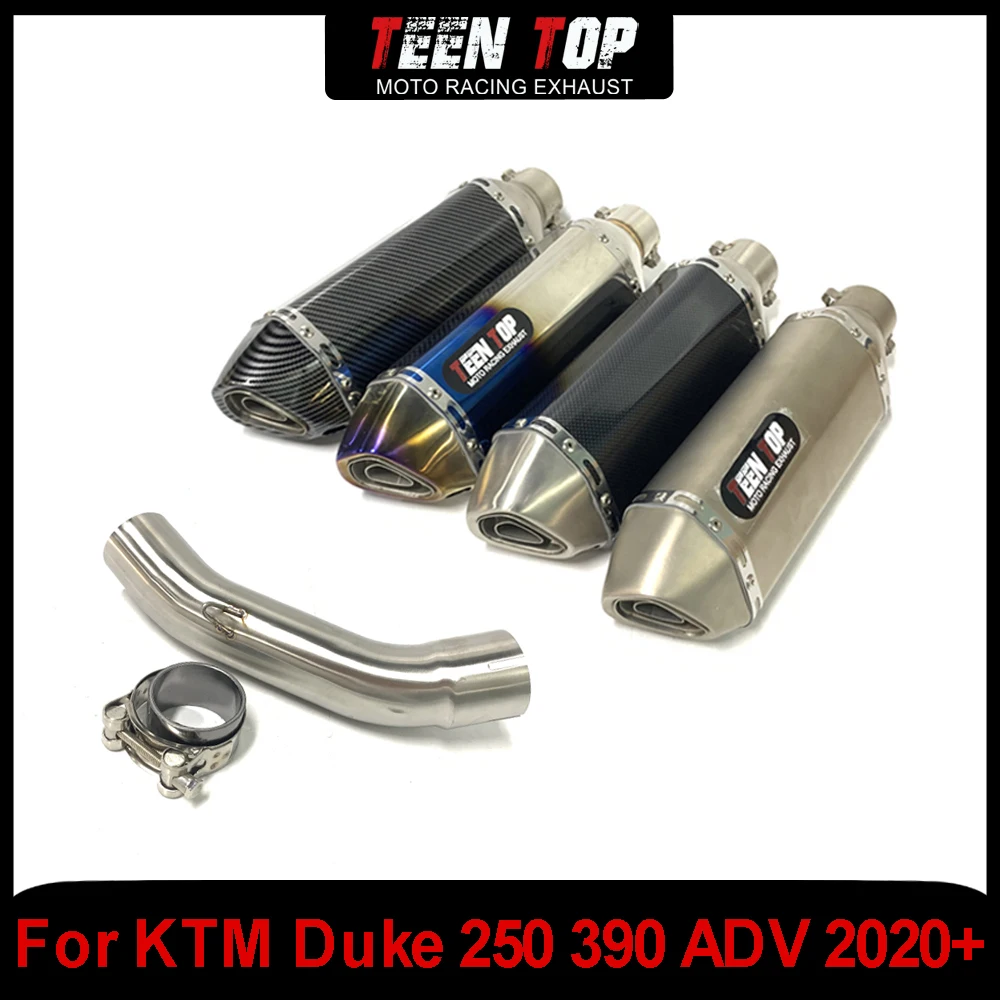 

Надеваемая выхлопная соединительная труба для KTM 250/390 ADV, среднее звено, глушитель выхлопной трубы 390 Adventure 2020+, нержавеющая сталь