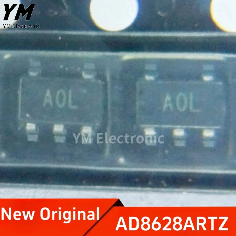 

New Original AD8628ARTZ AD8628ARTZ-REEL7 A0L SOT23-5 Single power rail to rail operational amplifier chip