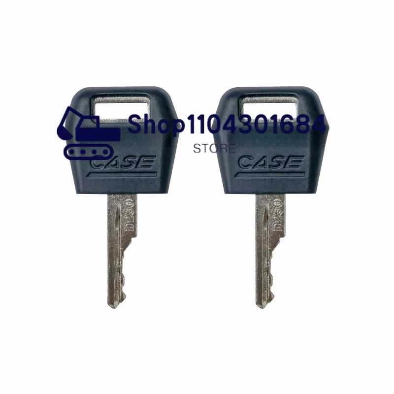 2 Pcs High Quality Ignition Keys D250 for Case International Harvester IH Excavator Tractor Dozer Backhoe