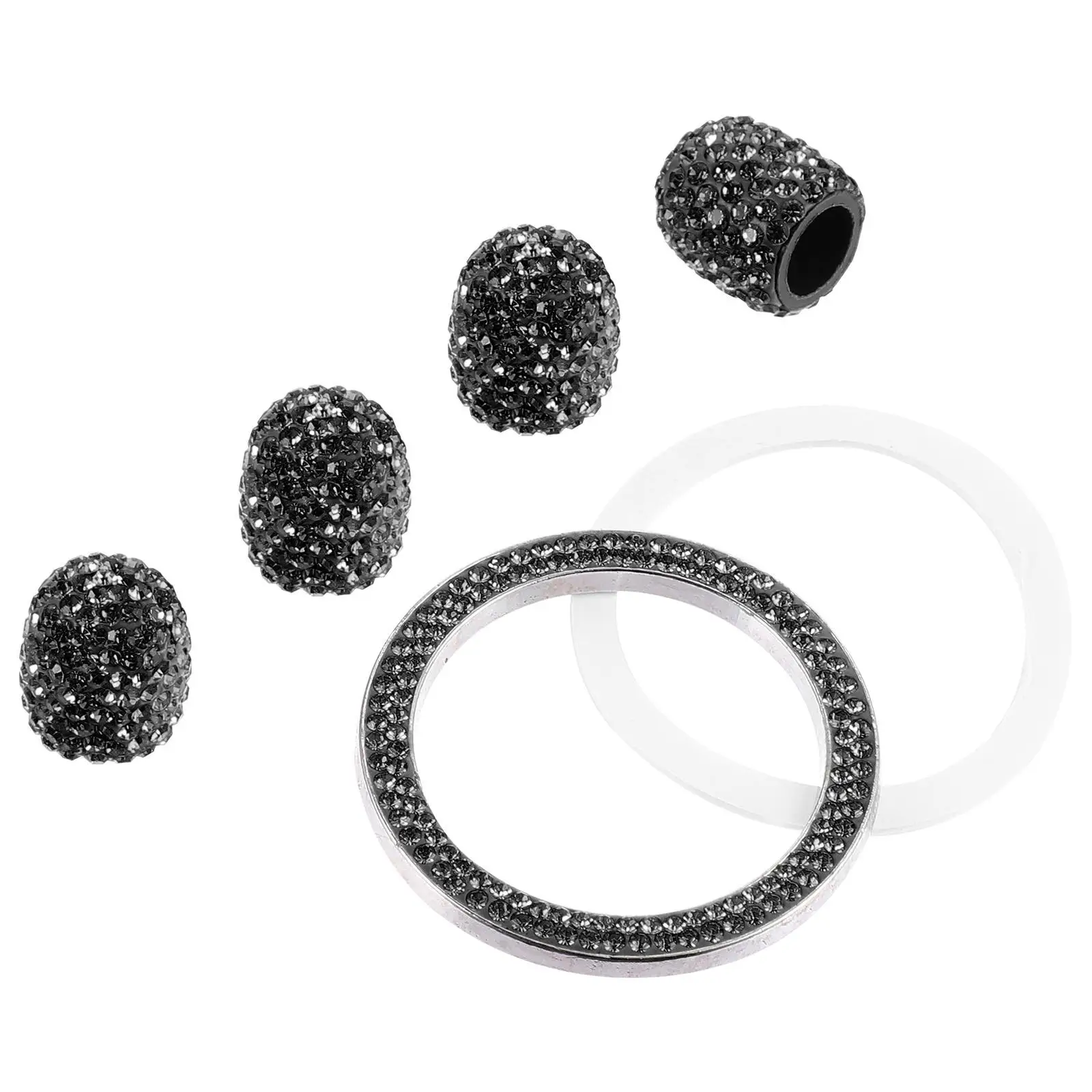 

Rhinestone Tire Dust Car Stem Ignition Key Cap ABS Material Waterproof Sparkling Luxury Car Accessory Valve Stem Cover