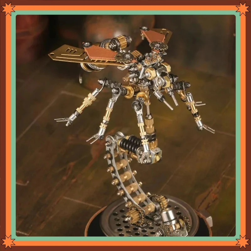 

Модель из серии «Механические насекомые»: премиум-качество, металлический материал, многосекционная детализация, статуэтка насекомого в стиле стимпанк, инструменты для сборки в комплекте