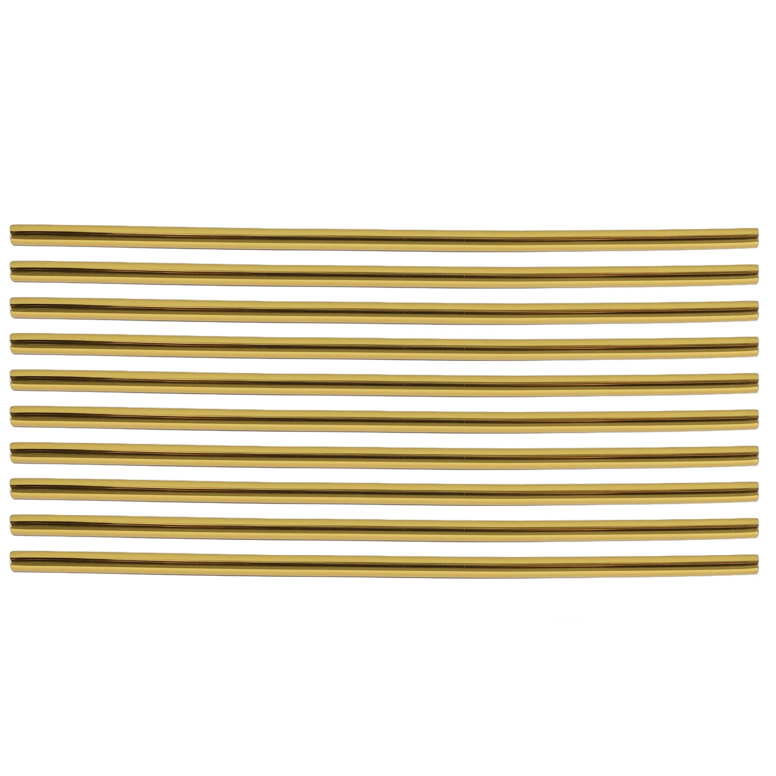 

20pcs Electroplating Decorative Strips Car Air Vent Trim Chrome Covers Golden Outlet Interior Accessories Universal Fit